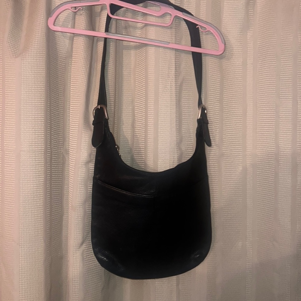 Black 100% leather Tignanello bag